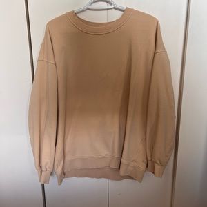 Lululemon Peach Oversized Crewneck
